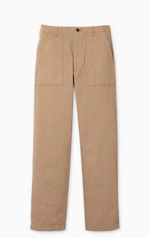 Studio D'Artisan 1917 Fox Cotton Baker Pants Brown made by Studio D'Artisan