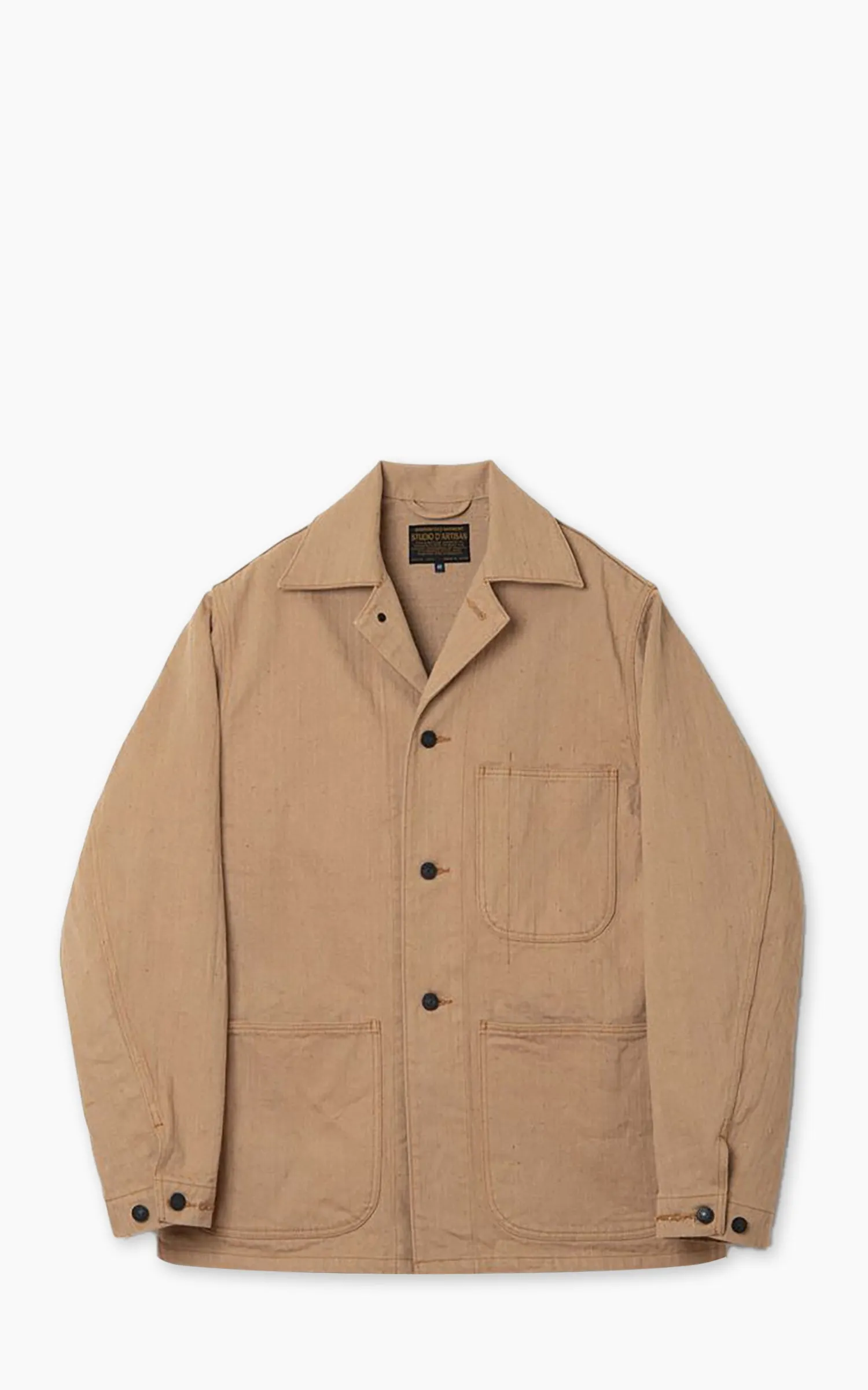 Studio D'Artisan 4638 Fox Cotton Military Coverall Brown sold by Cultizm