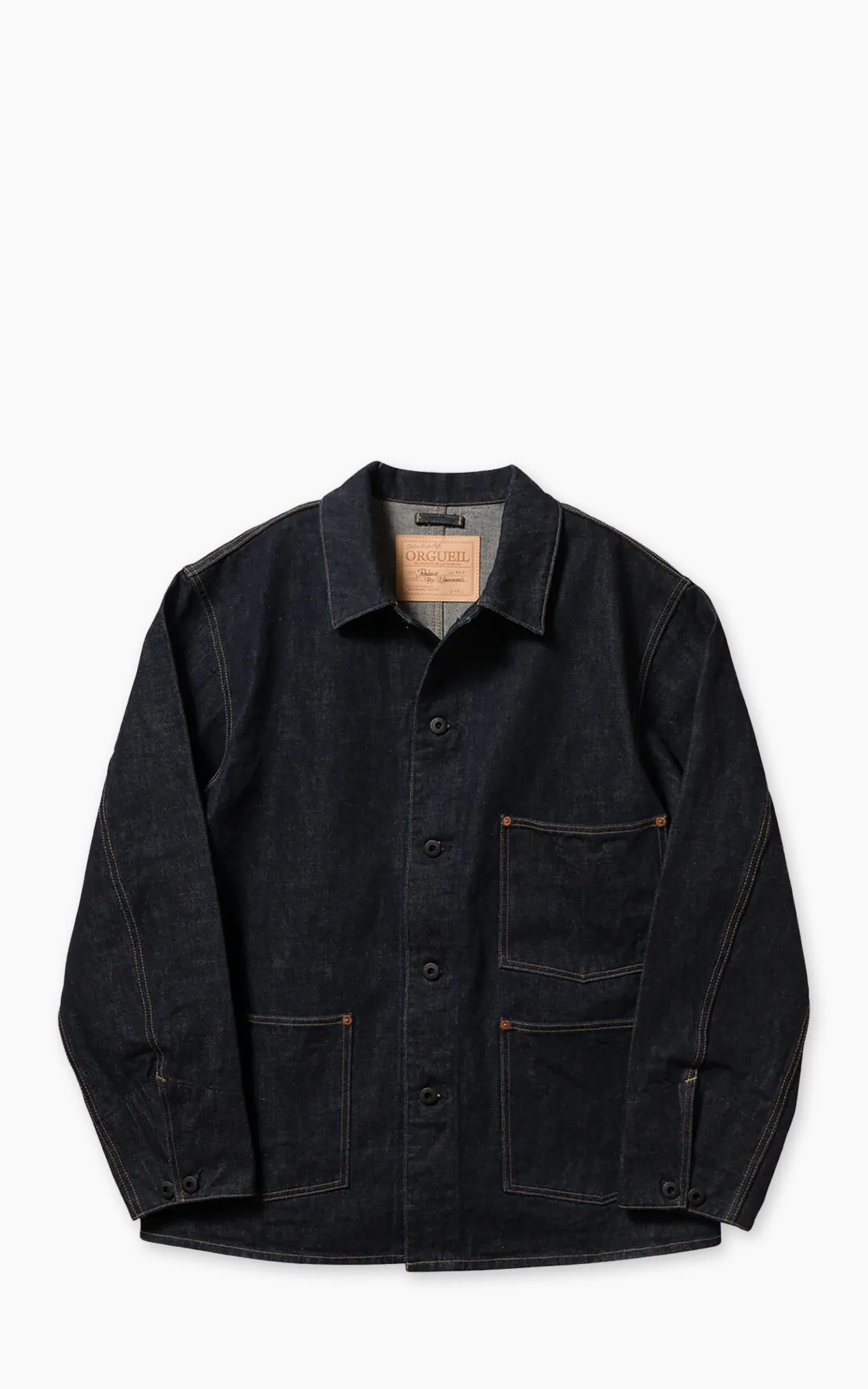 Orgueil OR-403 Tailor Denim Coverall Indigo sold by Cultizm