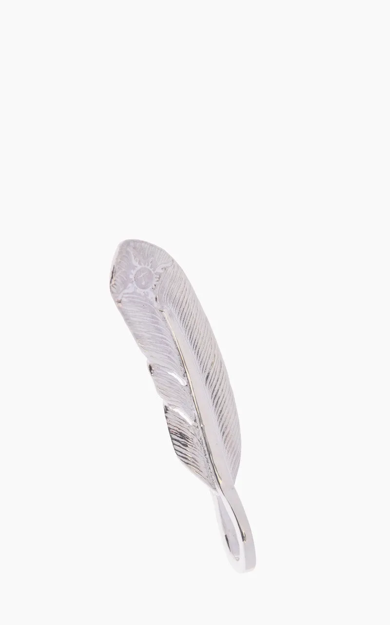 First Arrow's P-005L (S) Feather Pendant Silver With K18 sold by Cultizm product image thumbnail 2