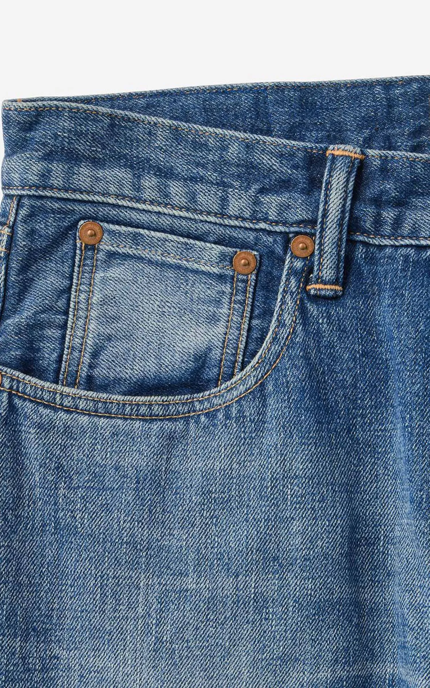 Japan Blue JMJA1100 Selvedge Straight Jeans Medium Indigo 12oz sold by Cultizm product image thumbnail 5