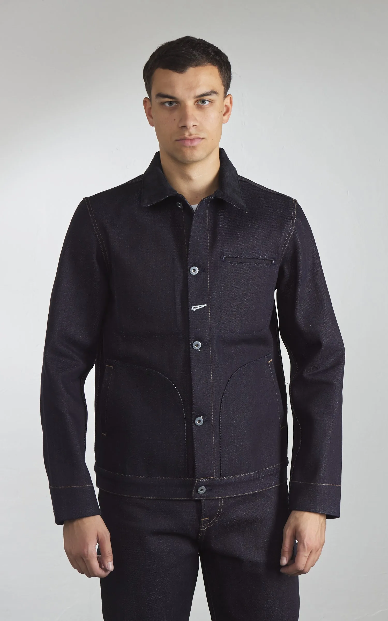 Rogue Territory Supply Jacket Slub Denim Indigo 22oz sold by Cultizm product image thumbnail 2