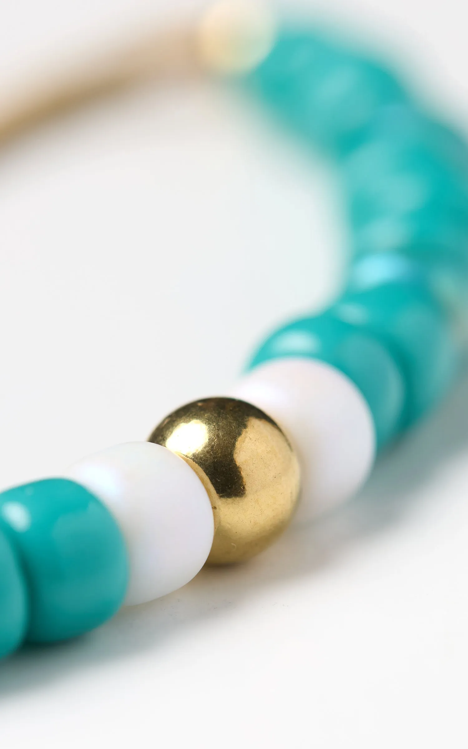Kobashi Studio BRL7006 Japanese Beads Bracelet Turquoise-Green/Off-White sold by Cultizm product image thumbnail 2