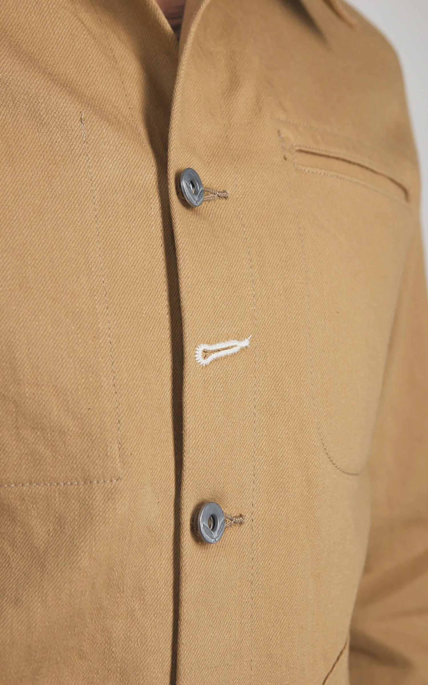 Rogue Territory Supply Jacket Rinsed Selvedge Tan 13.5oz sold by Cultizm product image thumbnail 4