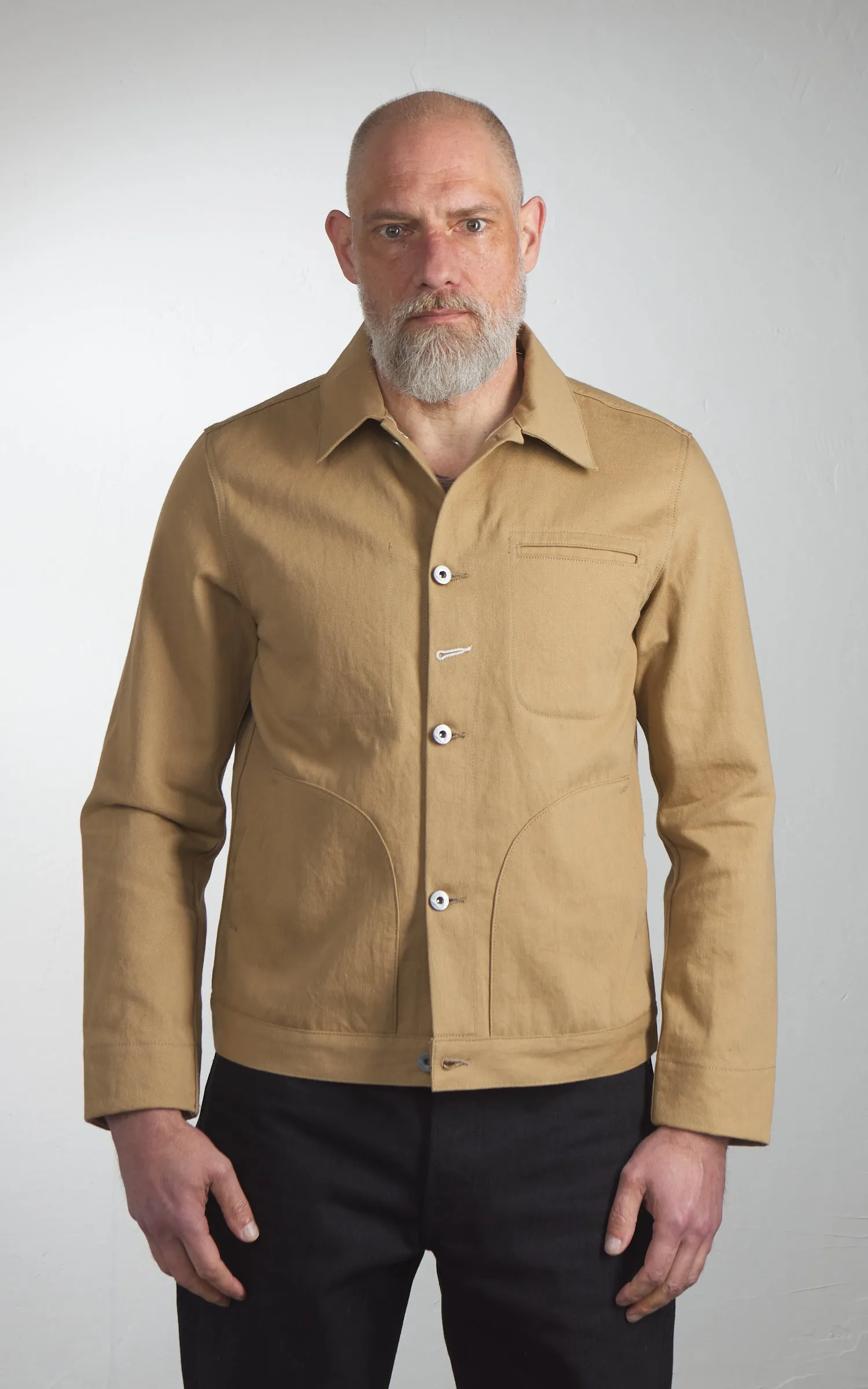 Rogue Territory Supply Jacket Rinsed Selvedge Tan 13.5oz sold by Cultizm product image thumbnail 2