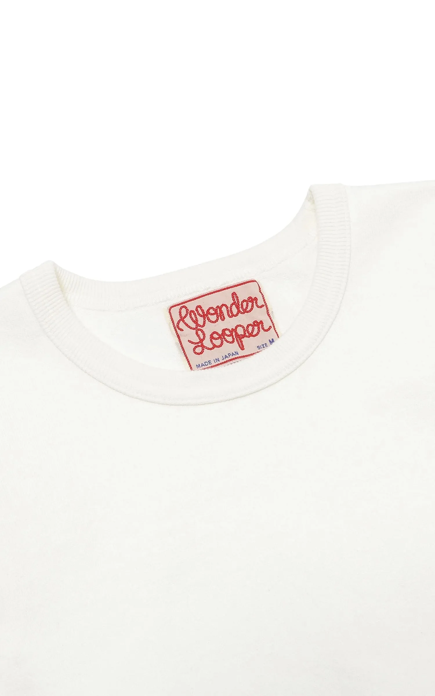 Wonder Looper Double Heavyweight Longsleeve T-Shirt White sold by Cultizm product image thumbnail 3