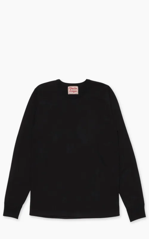 Wonder Looper Double Heavyweight Longsleeve T-Shirt Black made by Wonder Looper