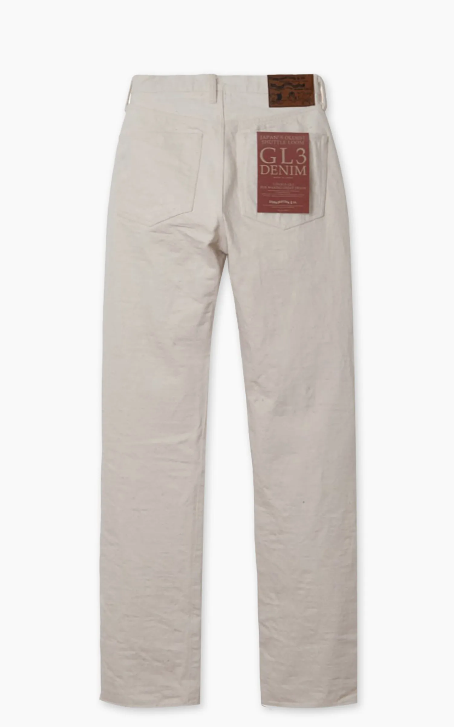 Studio D'Artisan SD-1001E GL3 Regular Straight Selvedge Jeans One Wash Ecru sold by Cultizm product image thumbnail 2