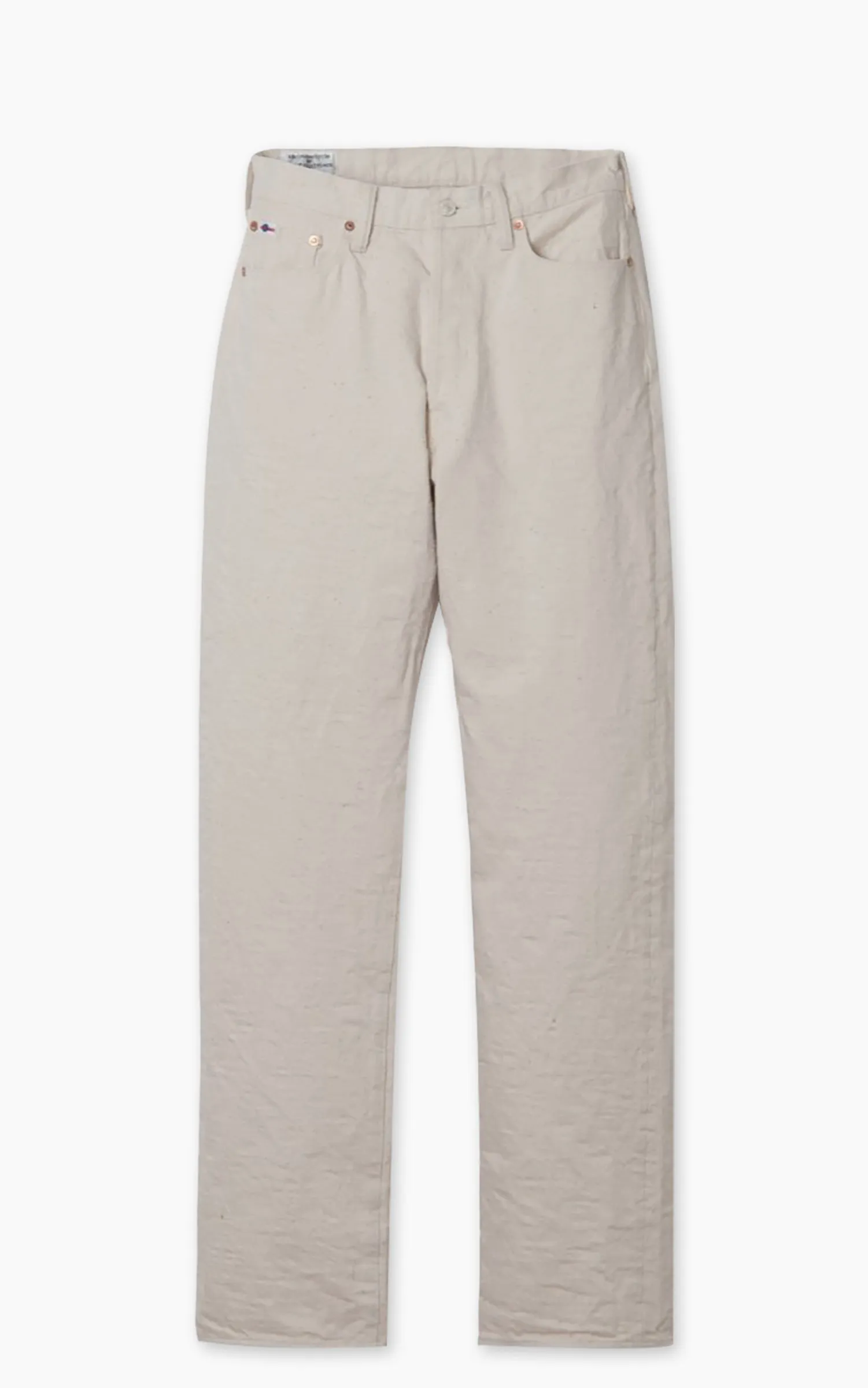 Studio D'Artisan SD-1001E GL3 Regular Straight Selvedge Jeans One Wash Ecru sold by Cultizm