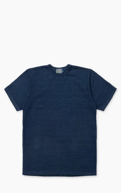 Studio D'Artisan 8199 Rope T-Shirt Indigo made by Studio D'Artisan