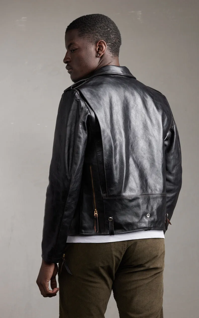 Double Helix Innovator Horsehide Leather Rider Jacket Black sold by Cultizm product image thumbnail 3