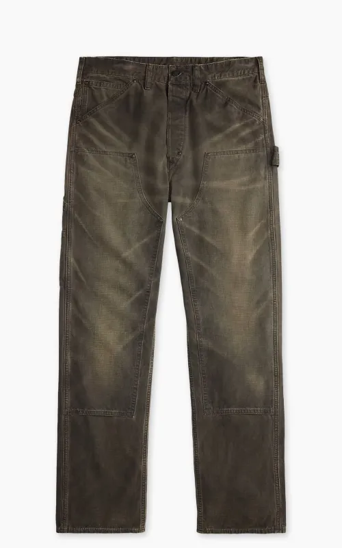 RRL Engineer Fit Canvas Carpenter Trouser Black made by RRL