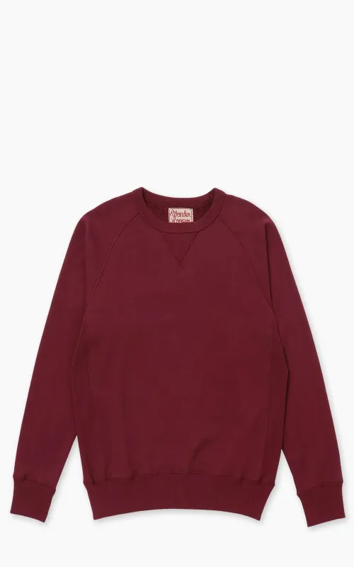 Wonder Looper Pullover Crewneck Super Looper French Terry Burgundy made by Wonder Looper