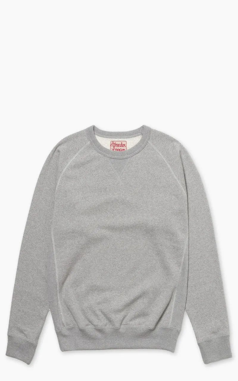 Wonder Looper Pullover Crewneck Super Looper French Terry Heather Grey sold by Cultizm