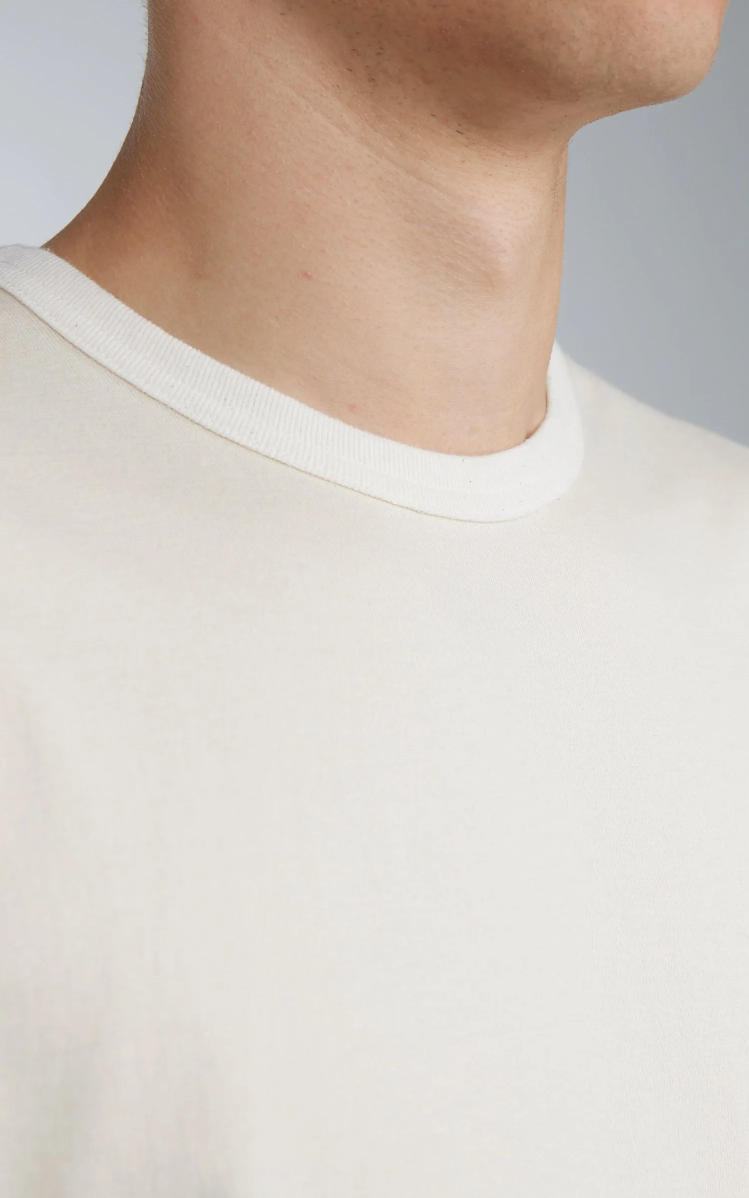 Wonder Looper Ultimate Pima Tsuriami T-Shirt Ecru sold by Cultizm product image thumbnail 4