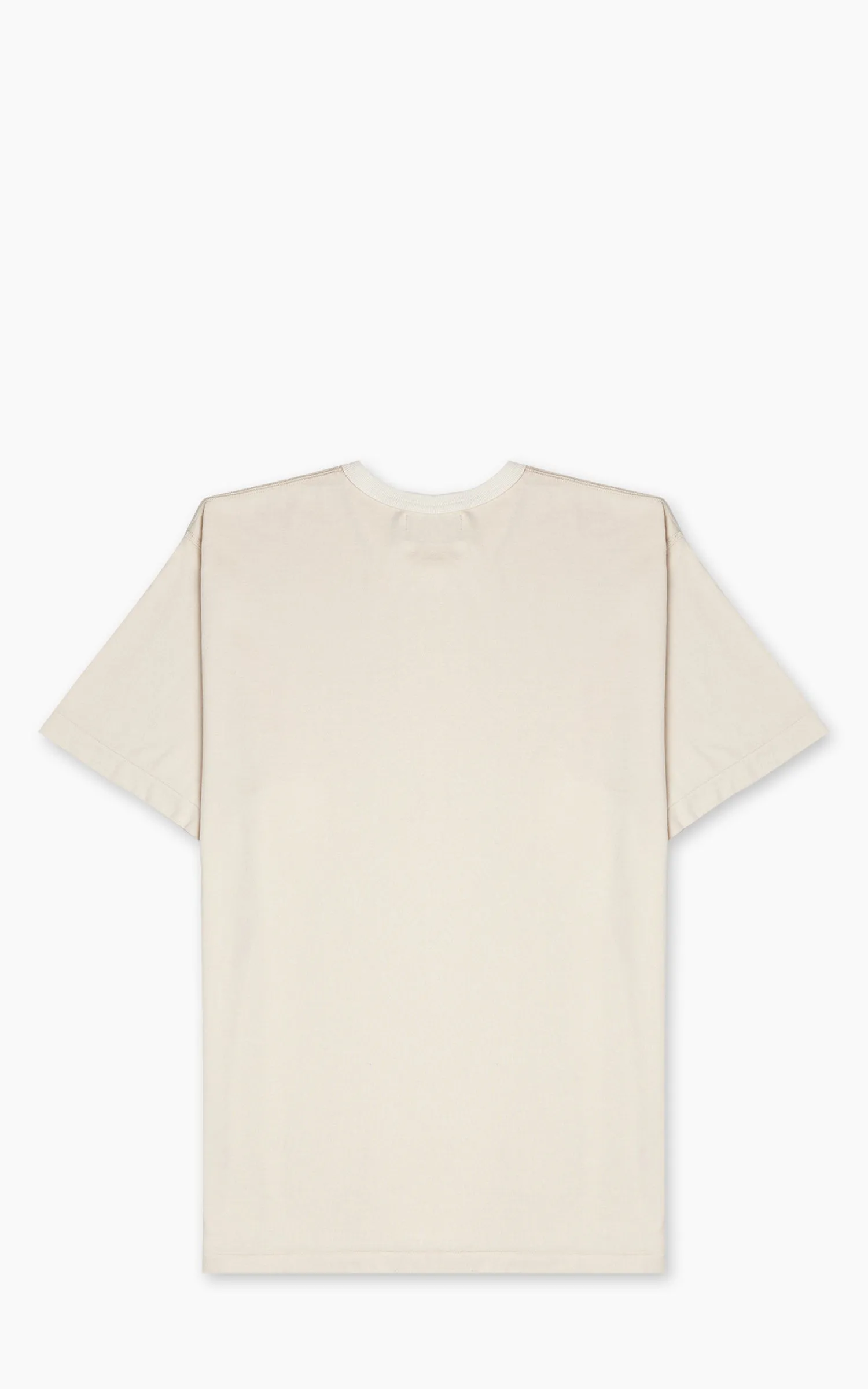 Wonder Looper Ultimate Pima Tsuriami T-Shirt Ecru sold by Cultizm product image thumbnail 5