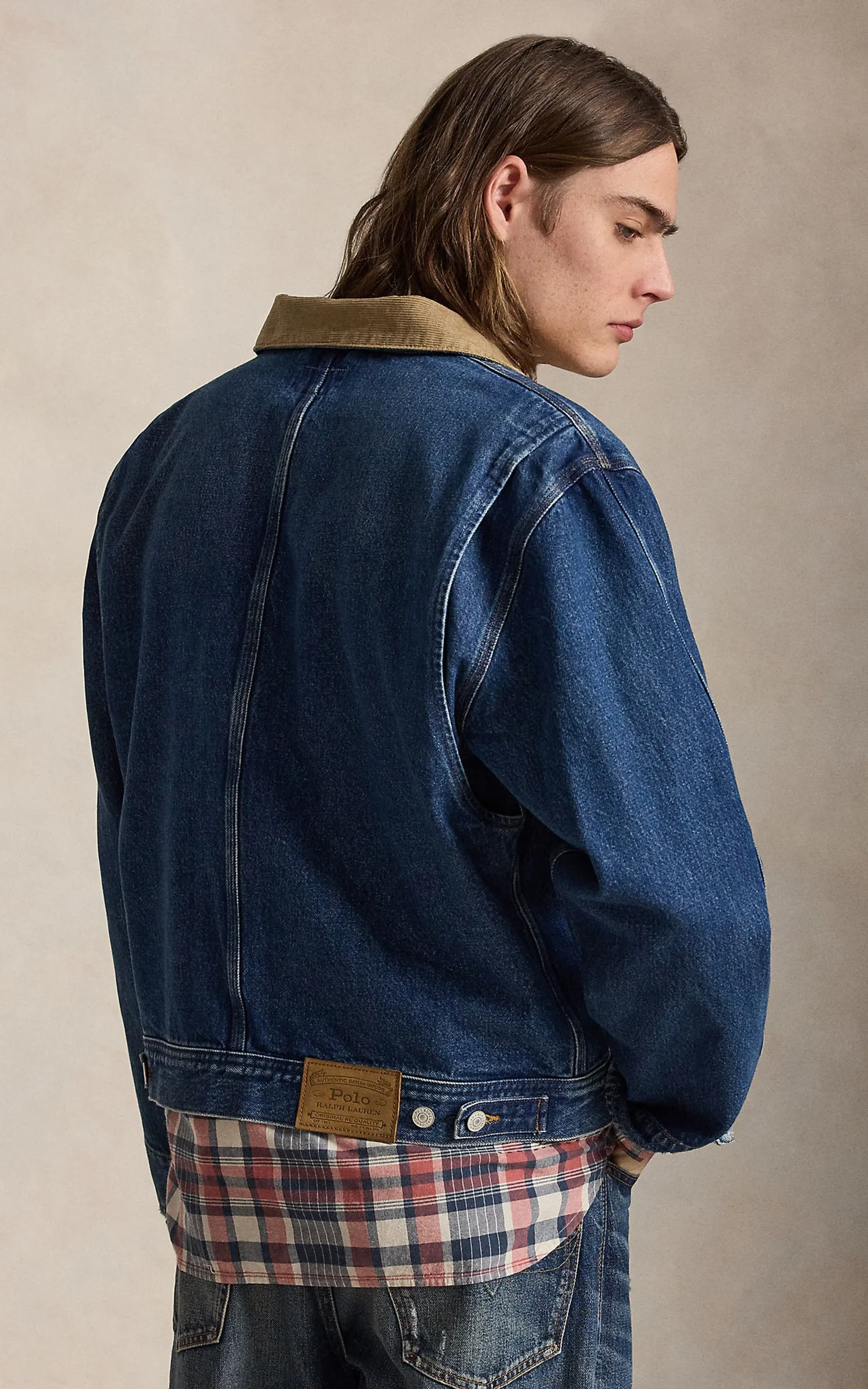 Polo Ralph Lauren Denim Corduroy-Collar Trucker Jacket Outpost sold by Cultizm product image thumbnail 4