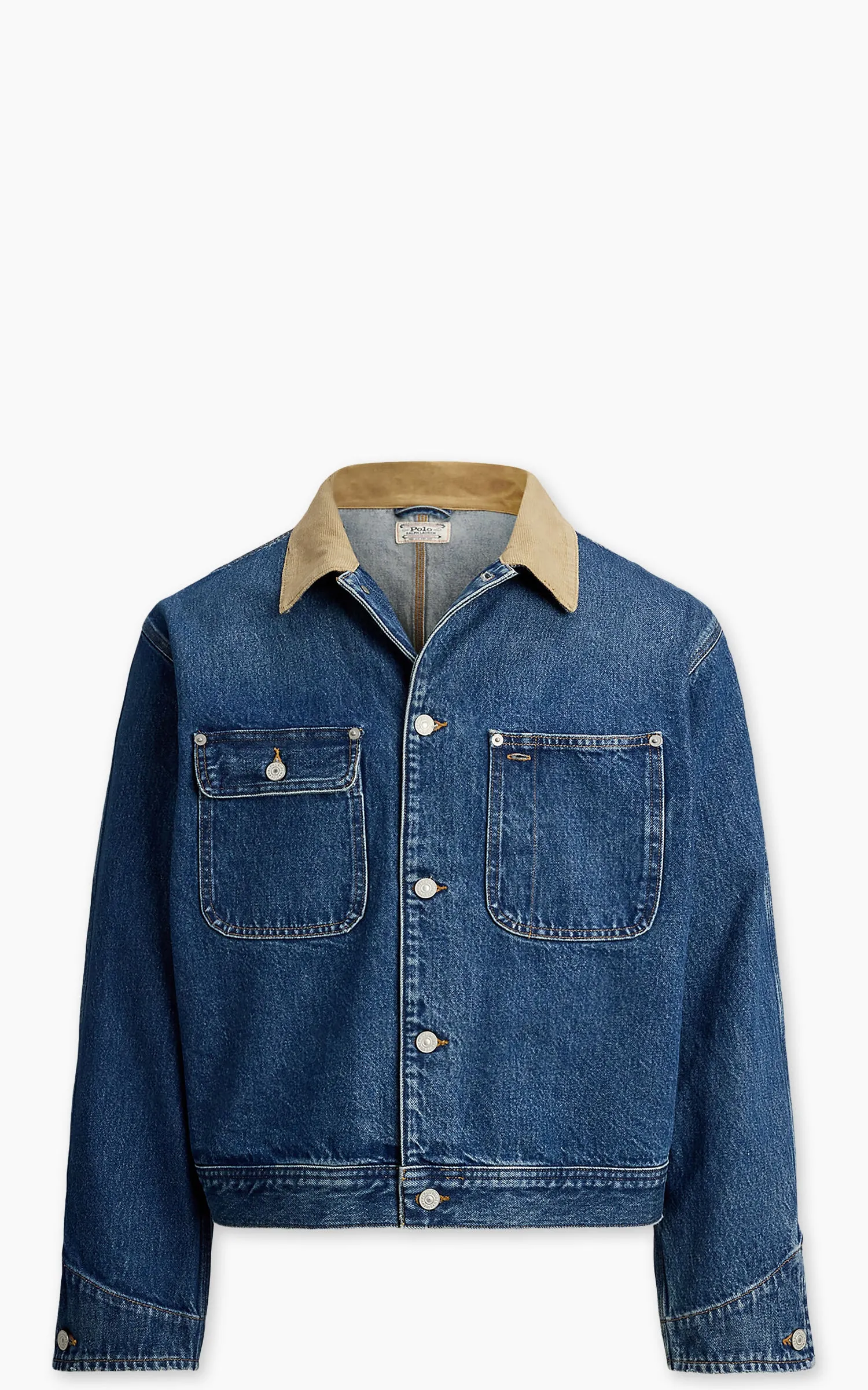 Polo Ralph Lauren Denim Corduroy-Collar Trucker Jacket Outpost sold by Cultizm