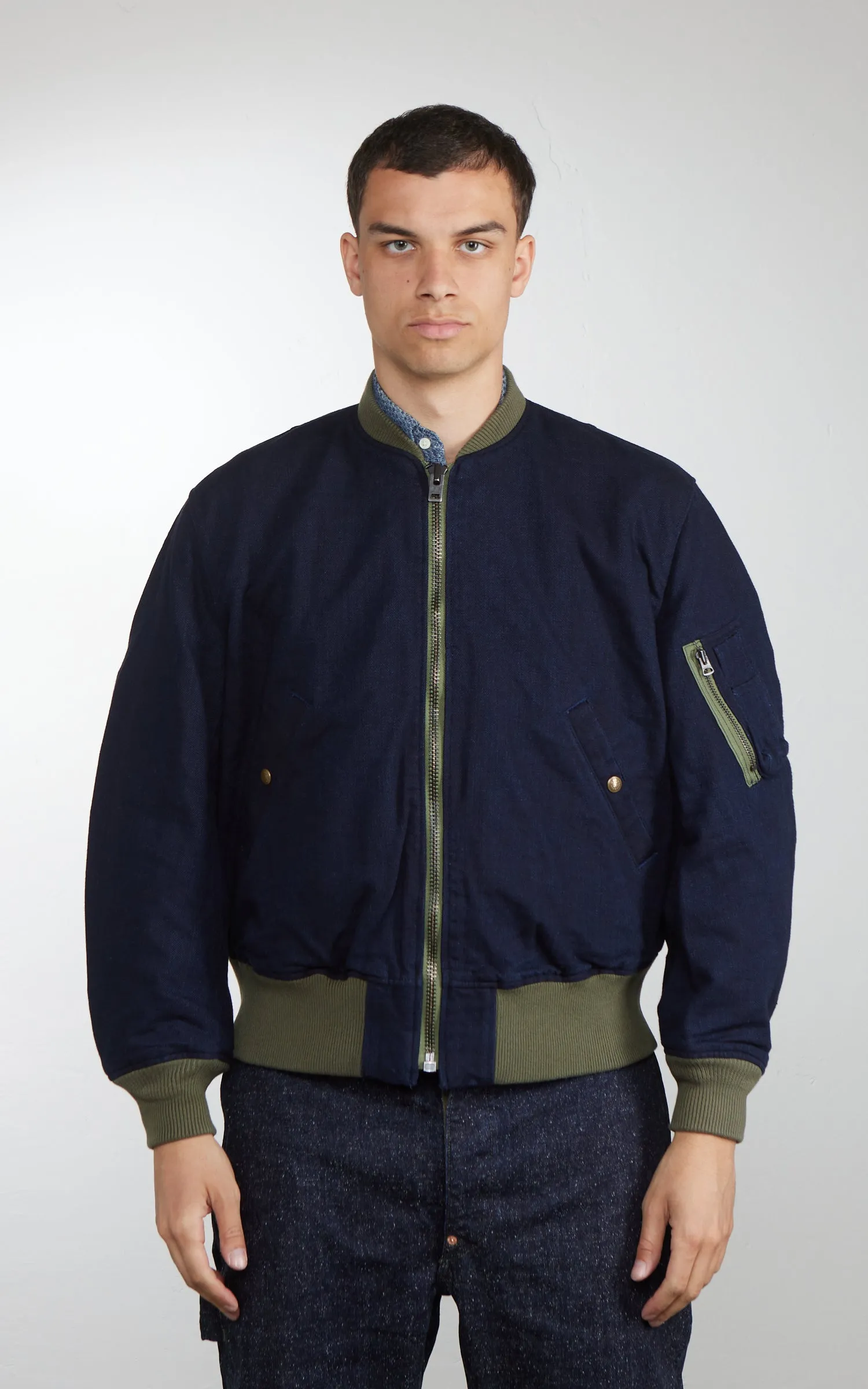 Graph Zero MA-1 Reversible Denim Indigo sold by Cultizm product image thumbnail 2
