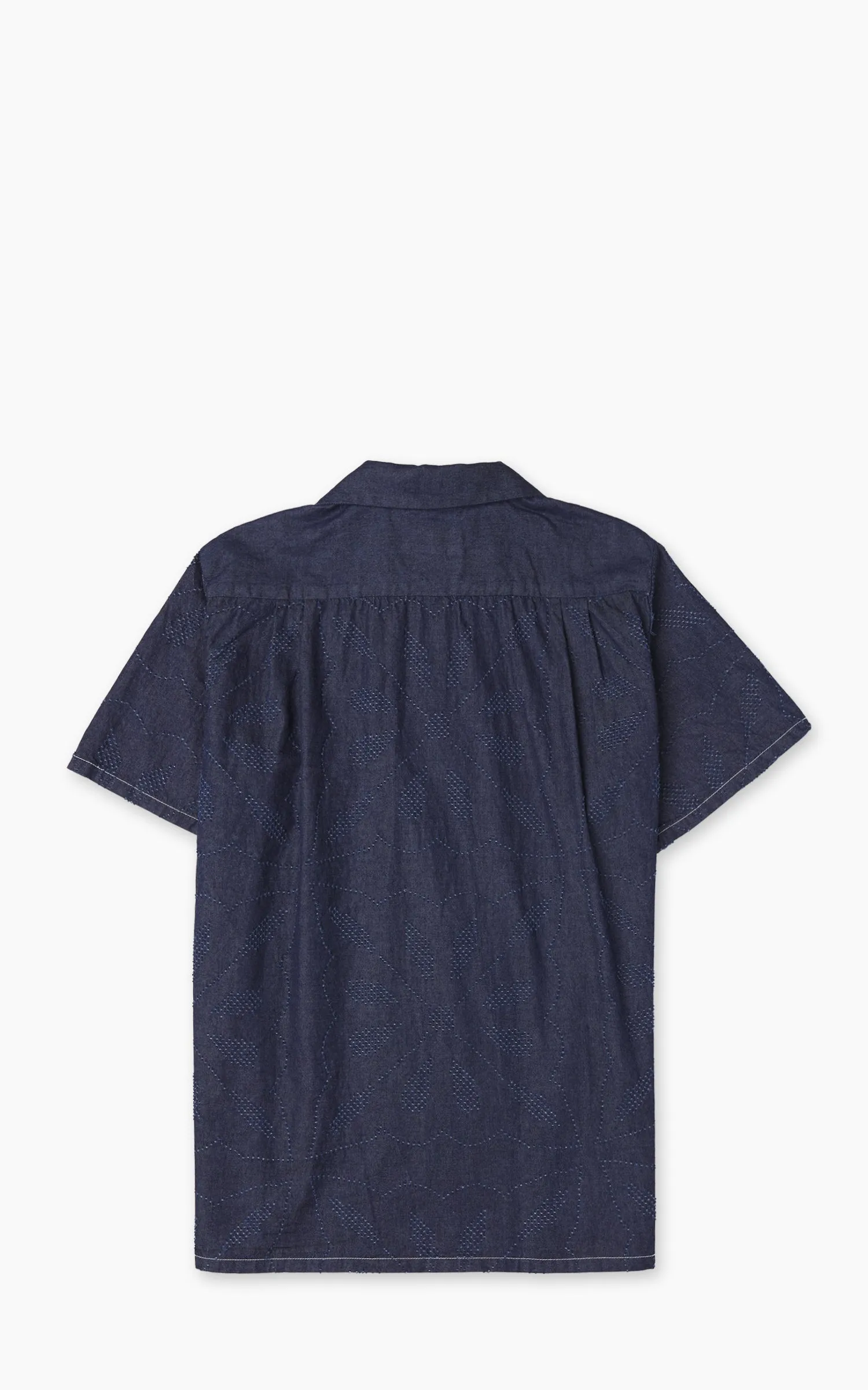 Graph Zero Aloha Shirt Flowers Indigo sold by Cultizm product image thumbnail 5