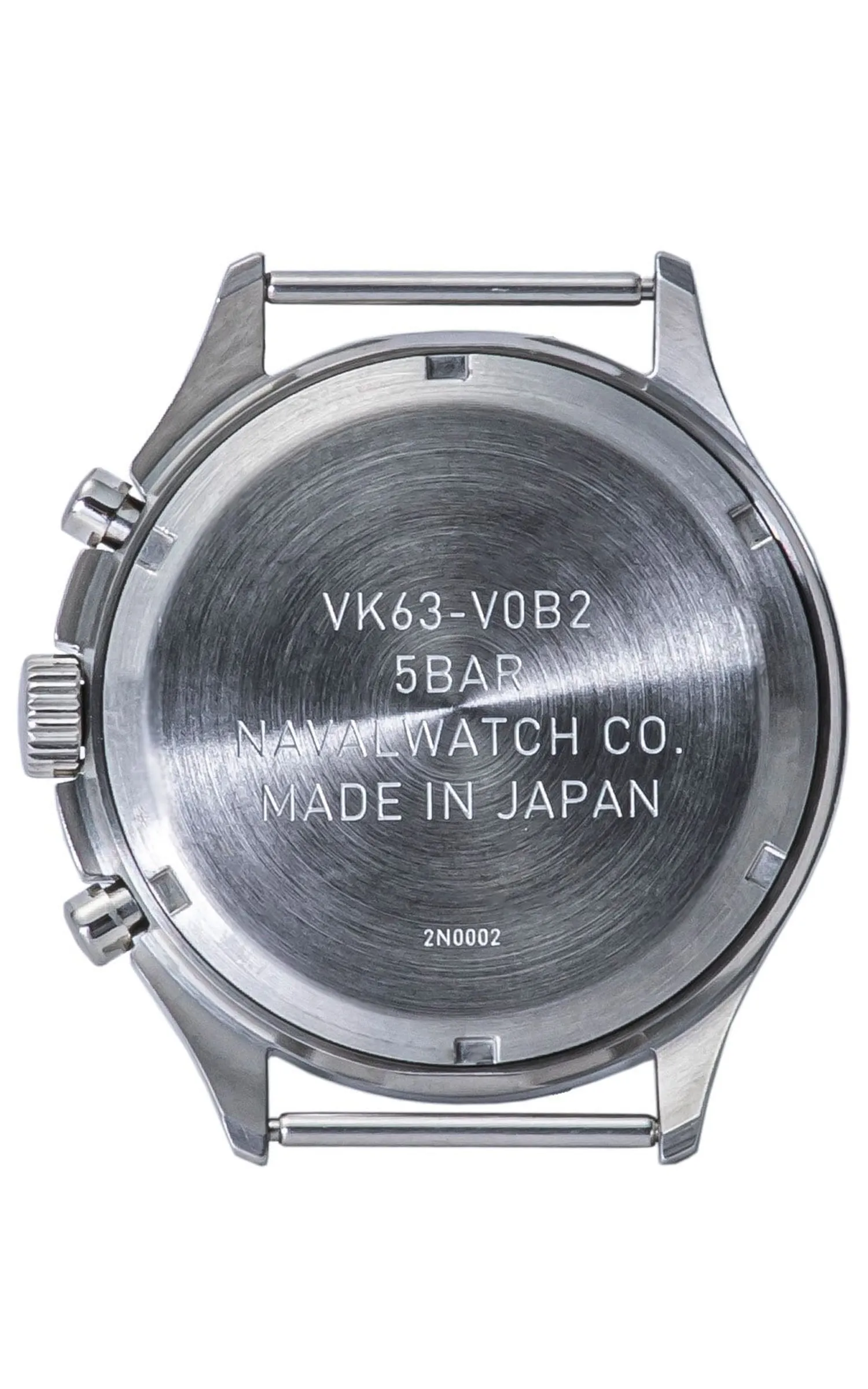 Naval Watch Company by LOWERCASE FRXC001 Quartz Watch Black + White Chrono Eye Dial Black sold by Cultizm product image thumbnail 3
