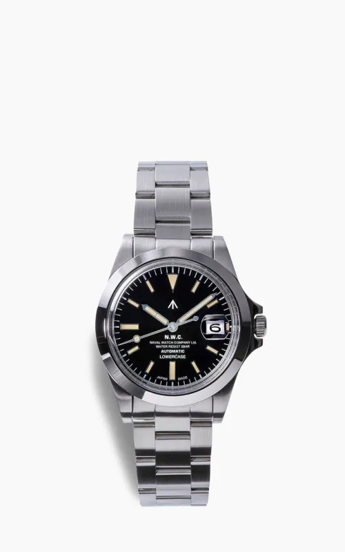 Naval Watch Company by LOWERCASE FRXA001 Black Dial Metal made by Cultizm