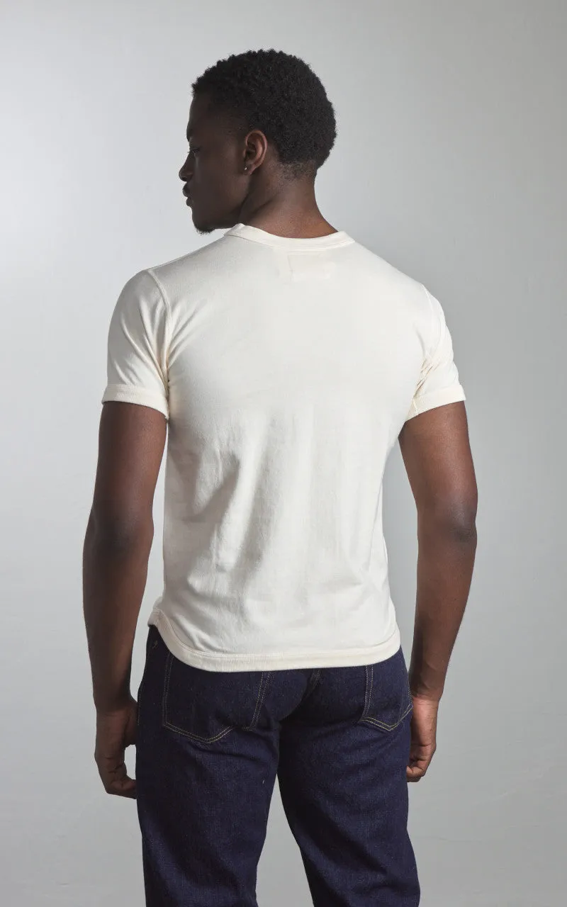 Fullcount 5222-22 Flat Seam Heavyweight T-Shirt Ecru sold by Cultizm product image thumbnail 3