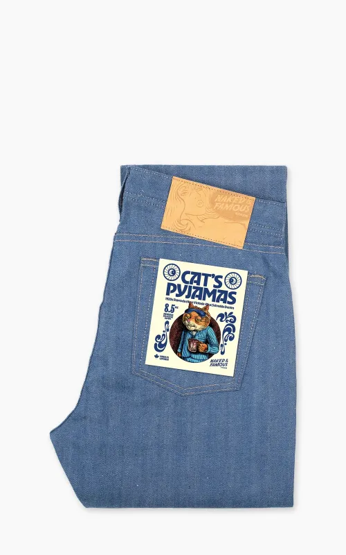 Naked & Famous Denim Weird Guy The Cat’s Pyjamas Selvedge Blue made by Naked & Famous Denim