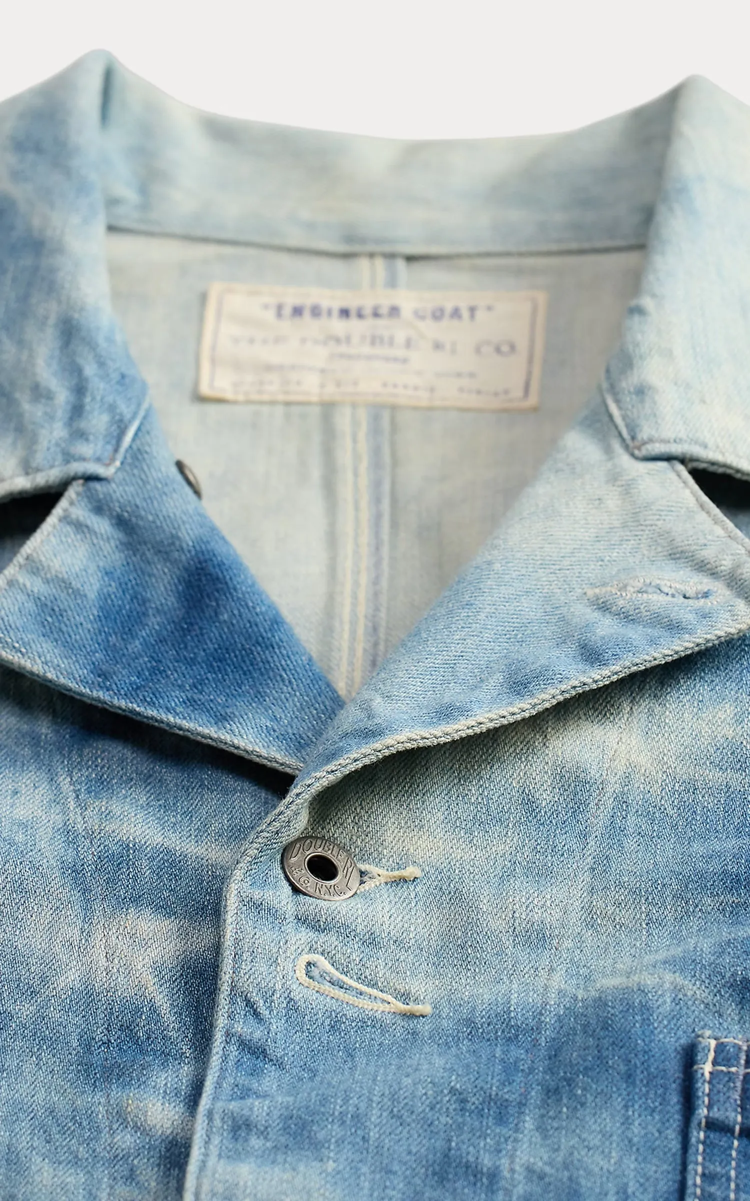 RRL Indigo Denim Engineer Jacket Biloxi Wash sold by Cultizm product image thumbnail 5