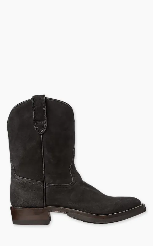 RRL Roughout Suede Boot Black made by RRL