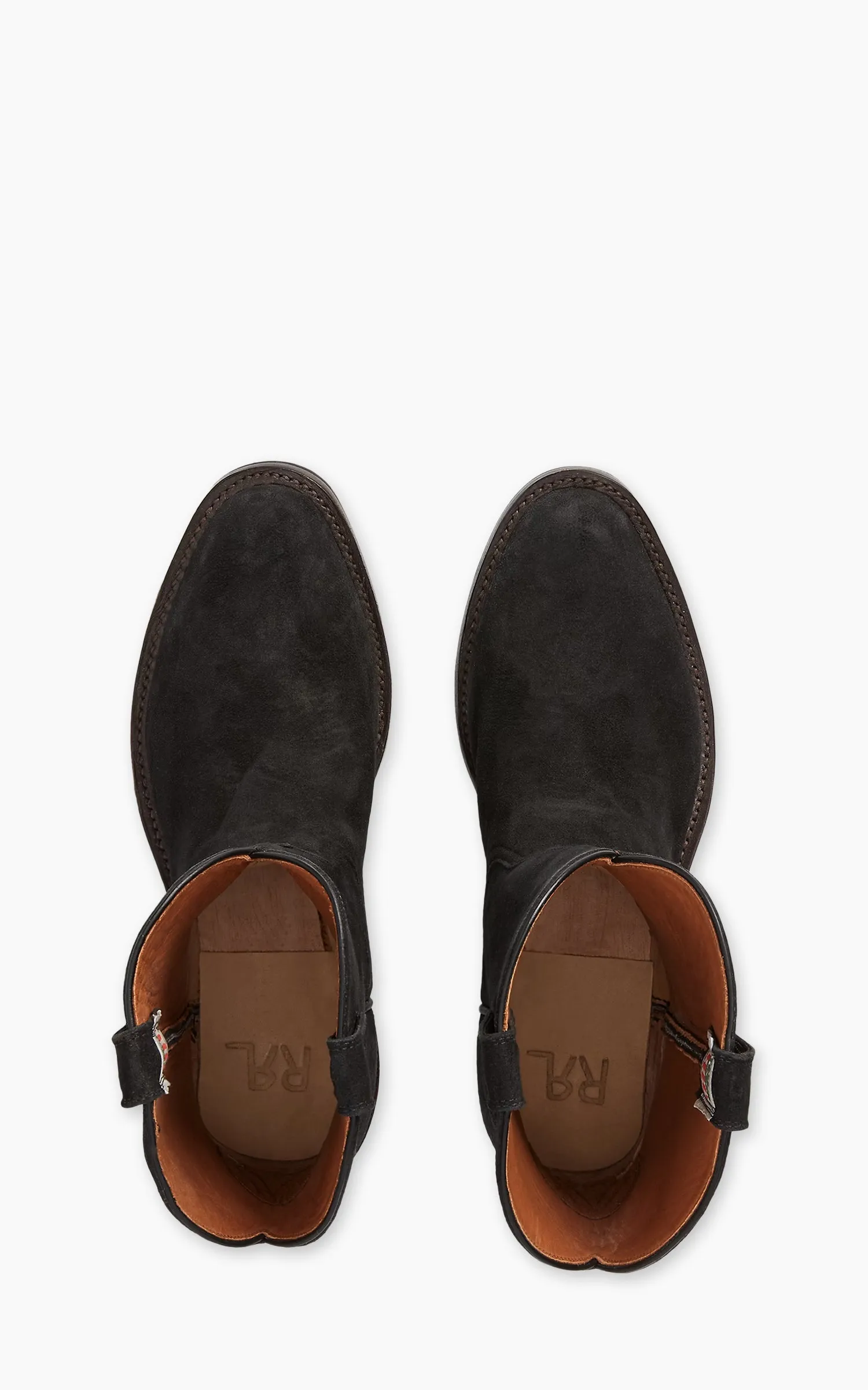 RRL Roughout Suede Boot Black sold by Cultizm product image thumbnail 3