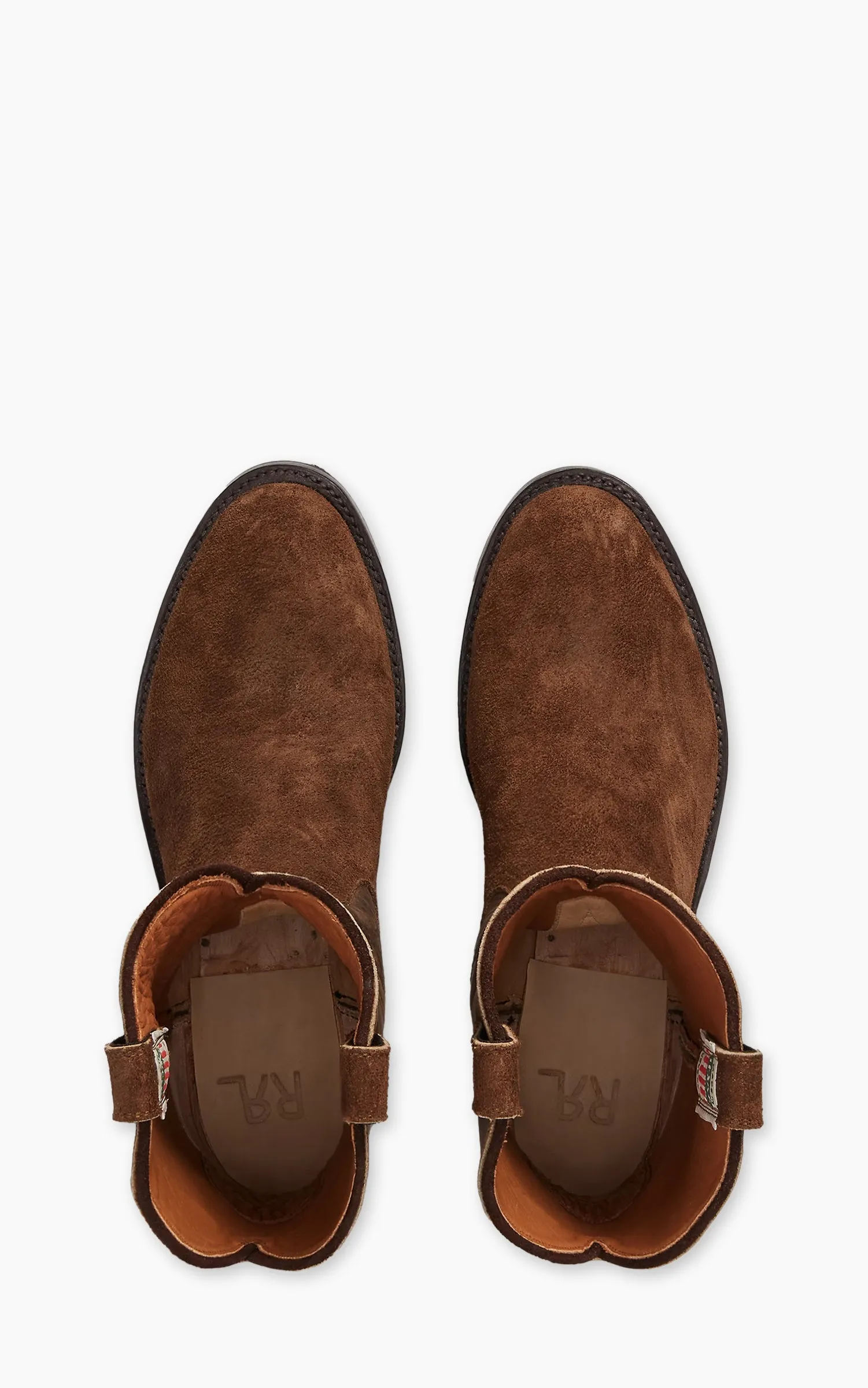 RRL Roughout Suede & Leather Boot Brown sold by Cultizm product image thumbnail 3