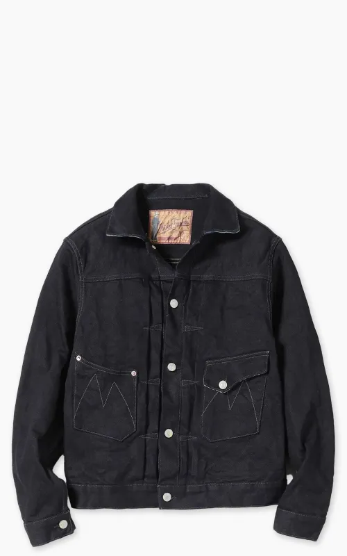 Mister Freedom Ranch Blouse Denim Unwashed Midnight Indigo made by Mister Freedom