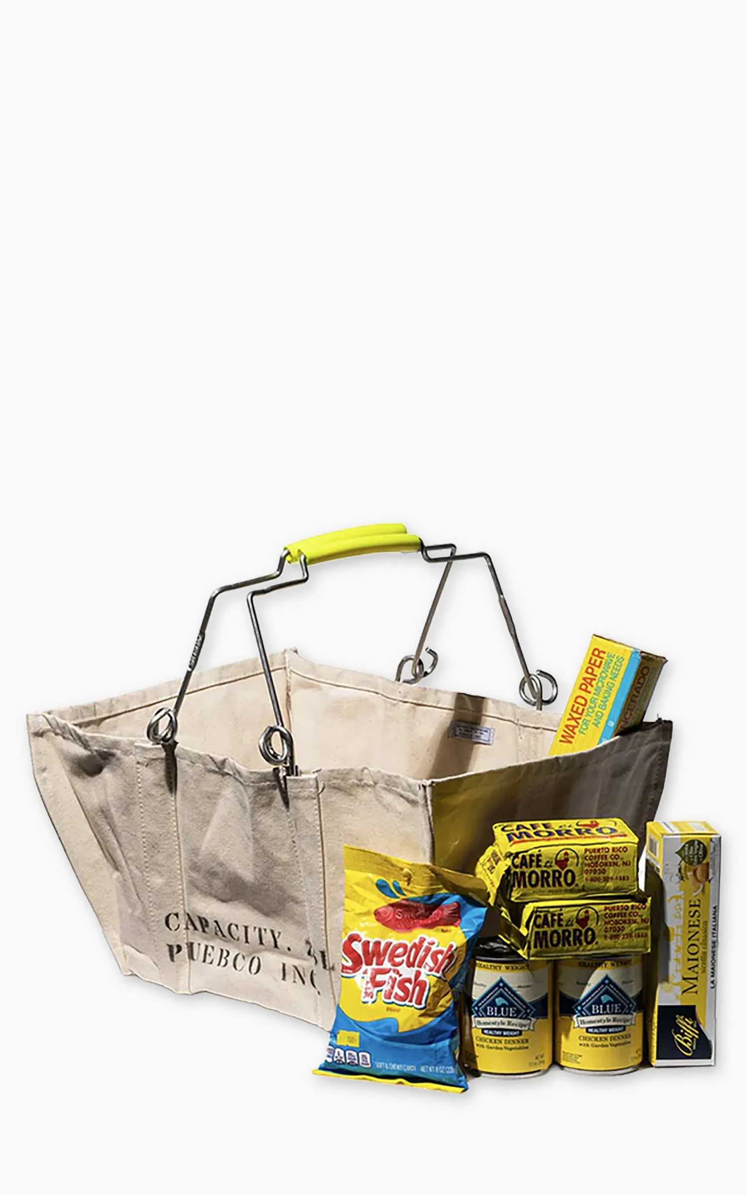 Puebco Accordion Market Basket Yellow Handle sold by Cultizm product image thumbnail 4