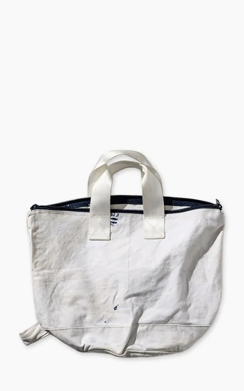 Puebco Vintage Postal Bag Converted To Tote With Zipper Limited Edition made by PUEBCO