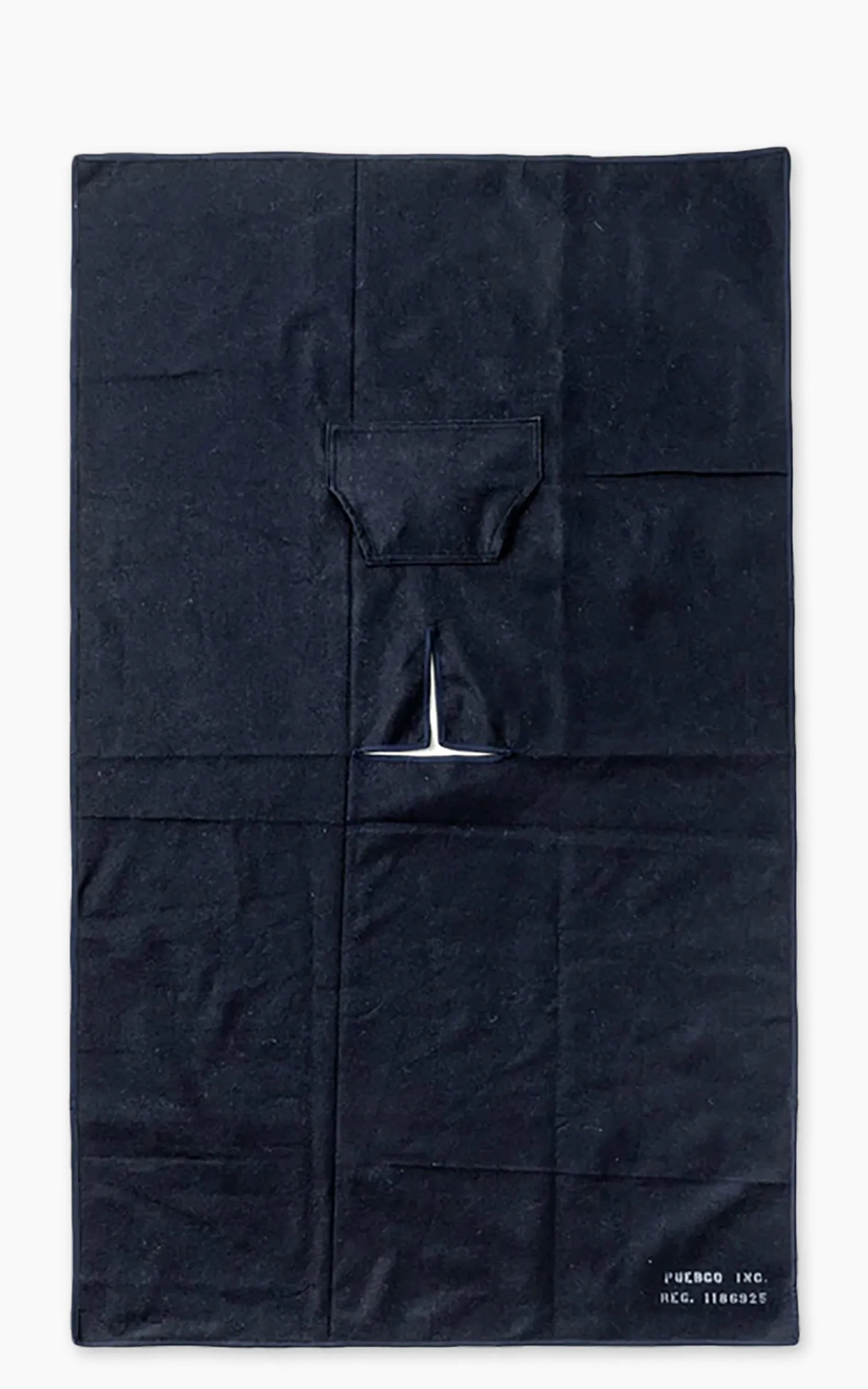 Puebco Felted Blanket Poncho Navy Blue sold by Cultizm product image thumbnail 3
