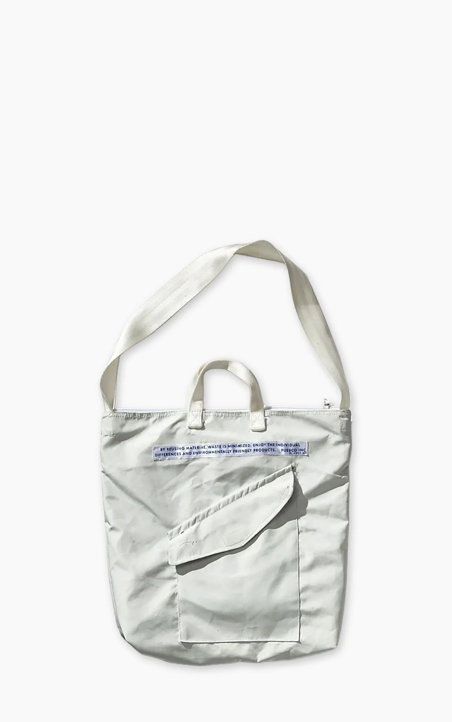 Puebco Snow Jacket Helmet Bag Limited Edition White sold by Cultizm