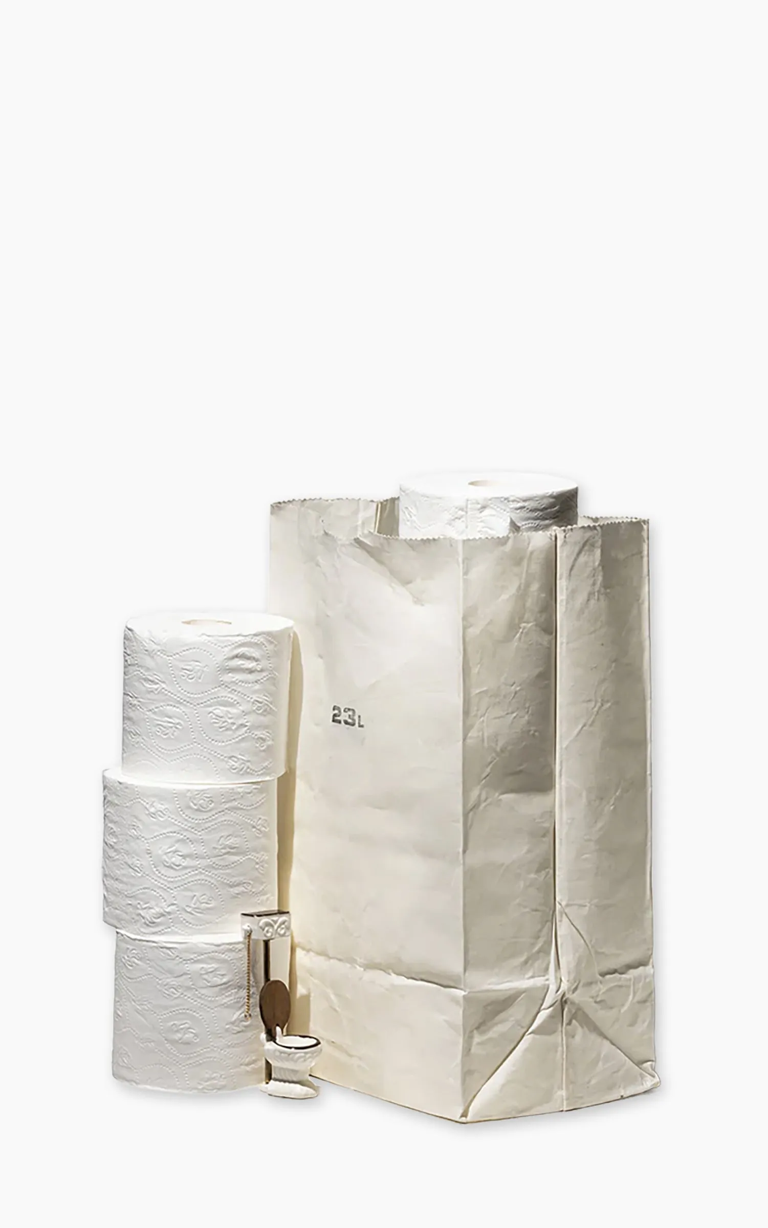 Puebco Grocery Bag Waxed Cotton 23L White sold by Cultizm product image thumbnail 2