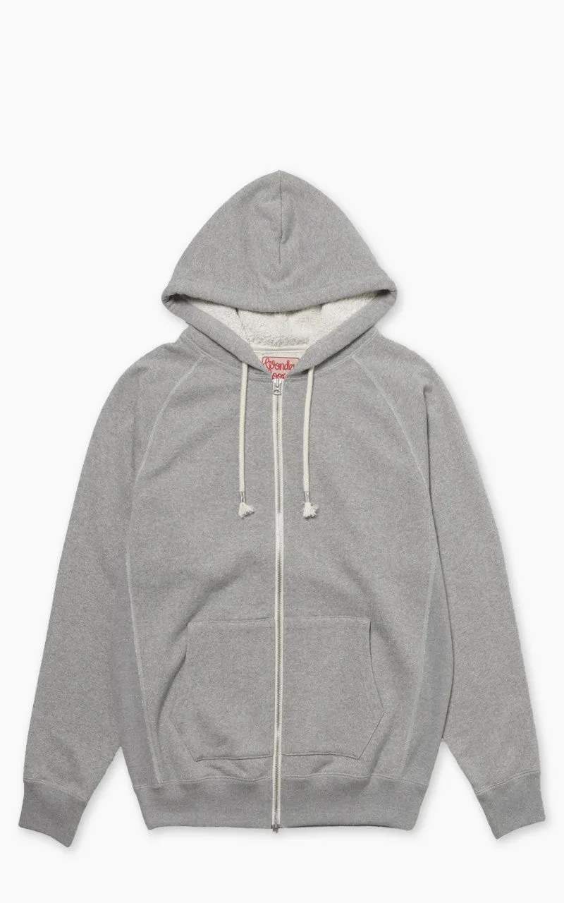 Wonder Looper Zip Hoodie Super Looper French Terry Heather Grey sold by Cultizm