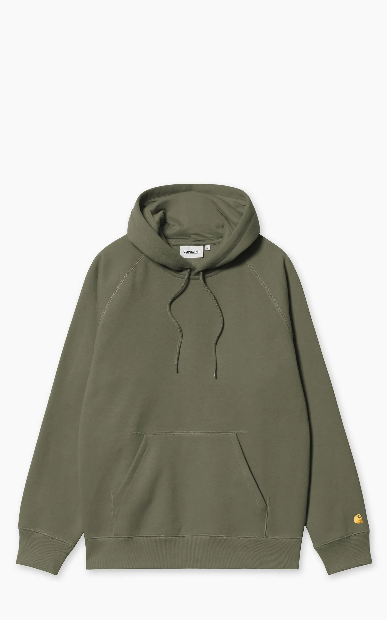 Carhartt WIP Hooded Chase Sweatshirt Leaf/Gold sold by Cultizm