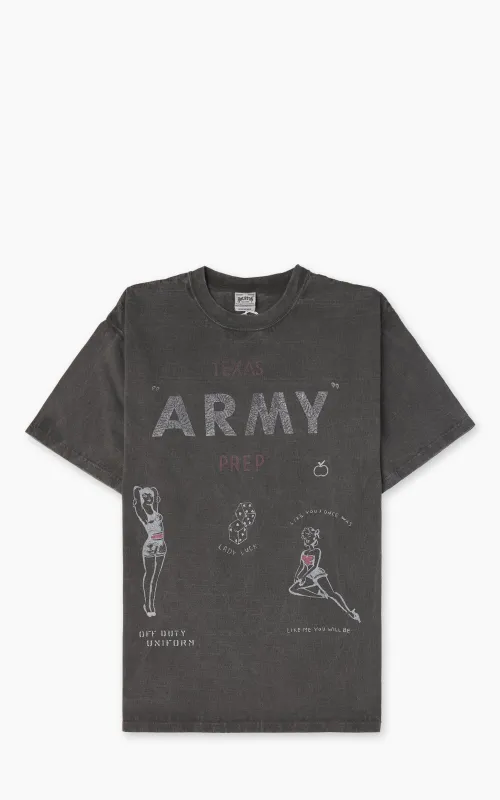 Houston (Army) Pigment Print T-Shirt Black made by Cultizm