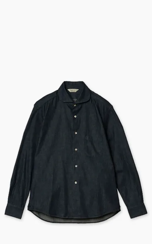 Orgueil OR-5109 Windsor Collar Shirt Denim Indigo made by Orgueil