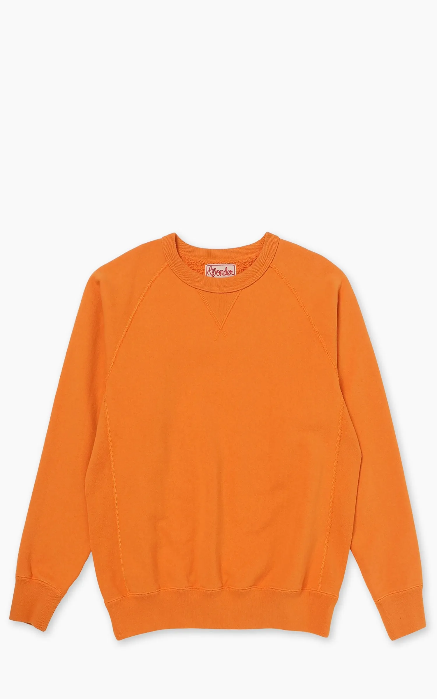 Wonder Looper Pullover Crewneck Super Looper French Terry Orange sold by Cultizm