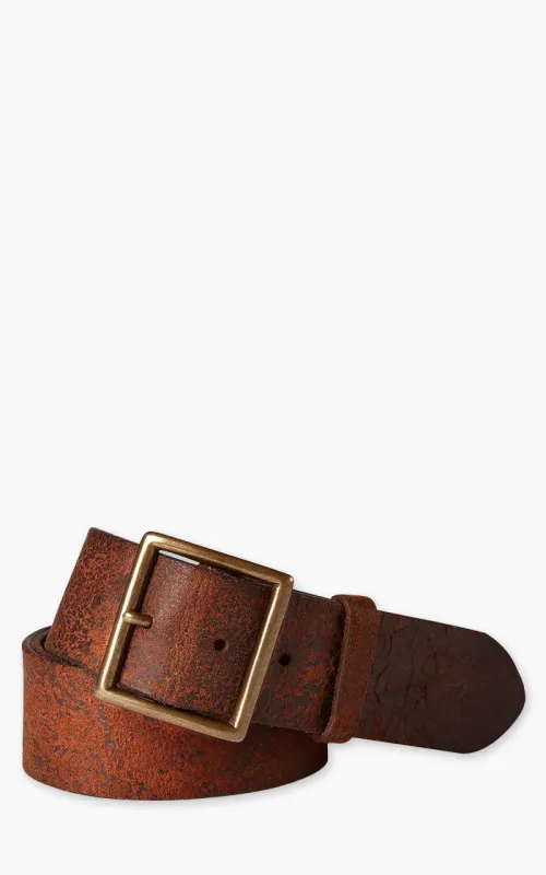RRL Jones Distressed Leather Belt Distressed Tan made by RRL