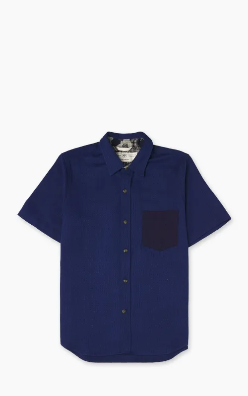 Rogue Territory Oxford Shirt Indigo Contrast made by Rogue Territory