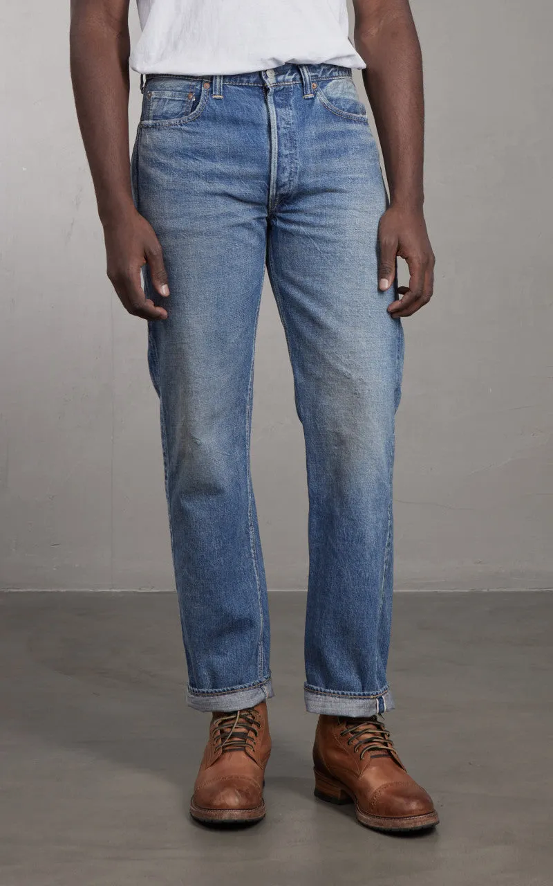 Fullcount 1341-1101 Straight Denim Dartford Washed Indigo Blue sold by Cultizm product image thumbnail 2