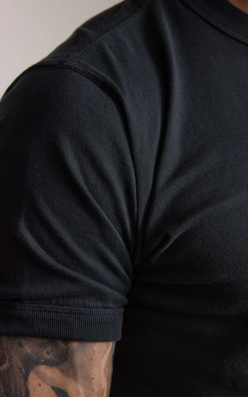 Fullcount 5222-22 Flat Seam Heavyweight T-Shirt Ink Black sold by Cultizm product image thumbnail 4