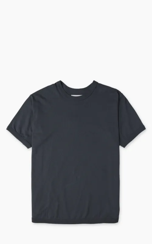 Fullcount 5222-22 Flat Seam Heavyweight T-Shirt Ink Black made by Full Count