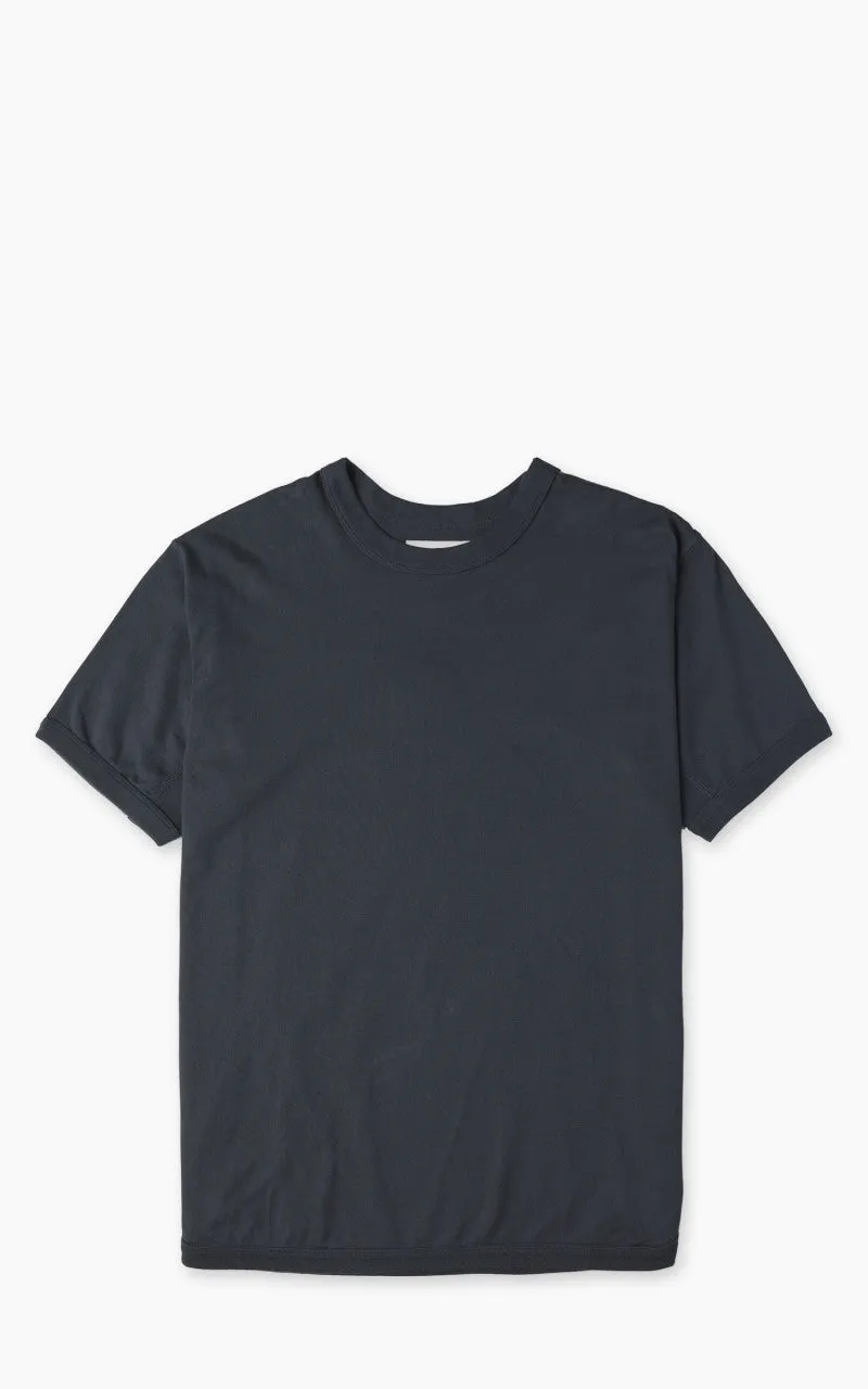 Fullcount 5222-22 Flat Seam Heavyweight T-Shirt Ink Black sold by Cultizm