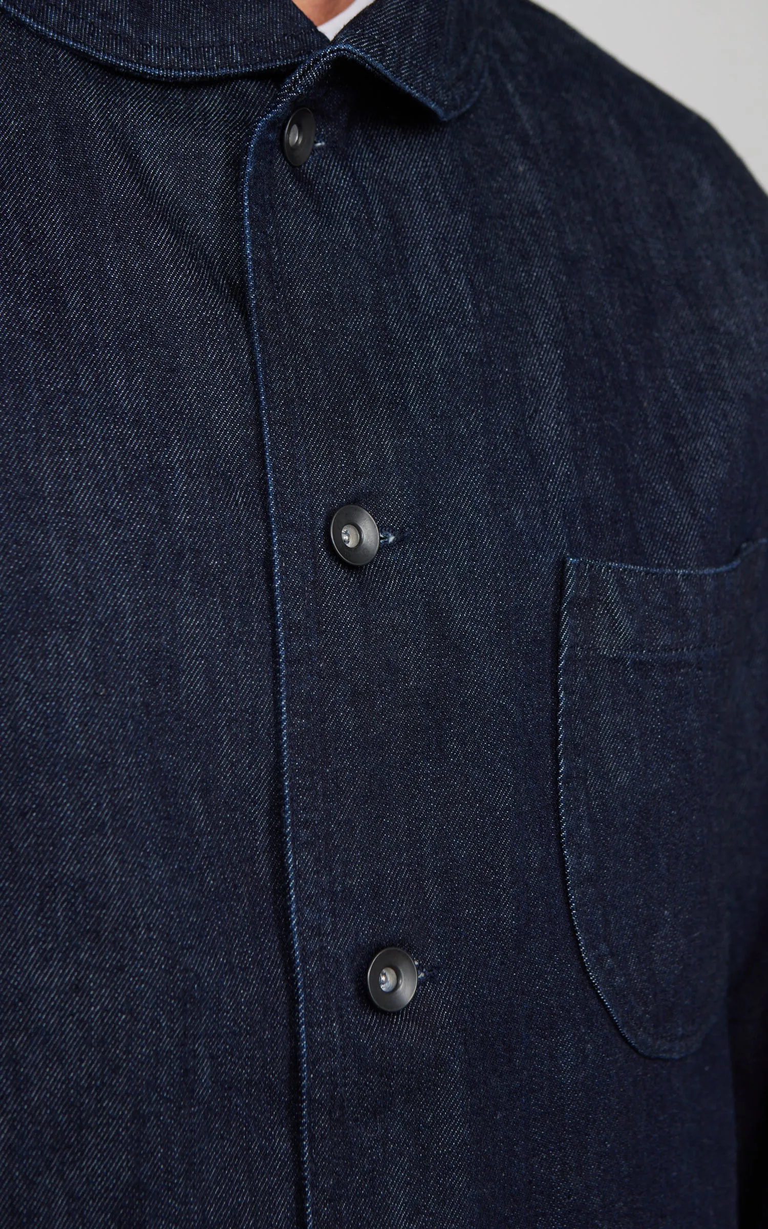 Tellason Shawl Collar Jacket New Chai Selvedge Denim sold by Cultizm product image thumbnail 5